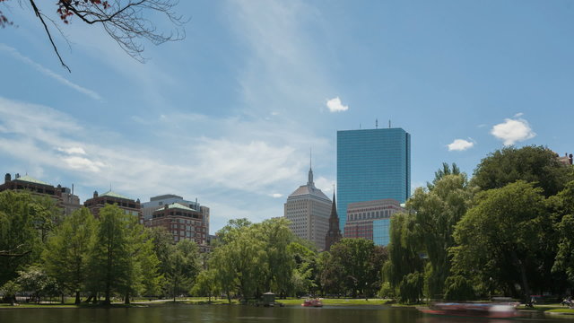 Time lapse Boston Public Garden