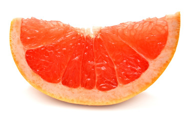 Slice of grapefruit
