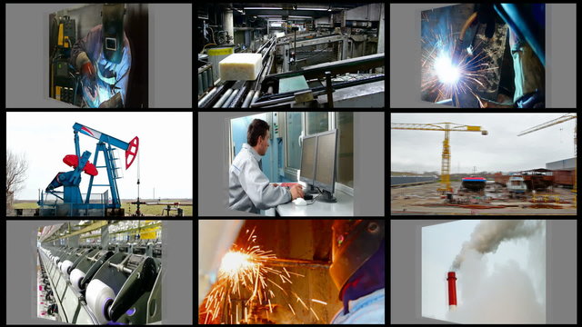 Industry-split screen