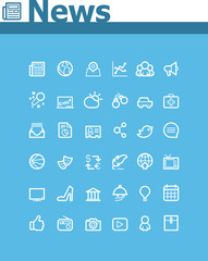 News icon set