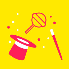 hat magician  Lollipop.