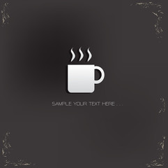 Coffee zone Sign,vector