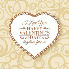 Happy Valentine's Day - card.