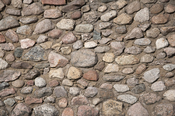 a wall of stones
