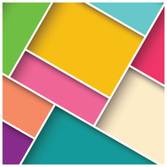 Abstract 3d square background, colorful tiles, geometric, vector © bluelela