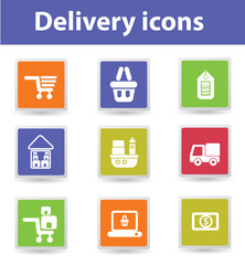 Delivery,Buy and sale,icons,vector