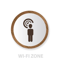 Wireless sign,vector