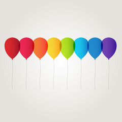rainbow balloon