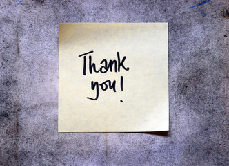 thank you note