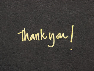 Fototapeta premium thank you note