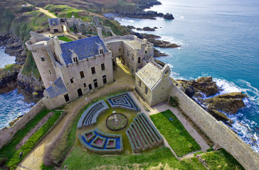 Fort la latte vu du donjon, Bretagne