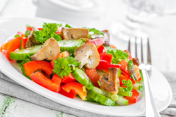 Mushroom salad
