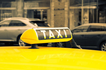 Taxi sign
