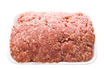 Pack of minced meat