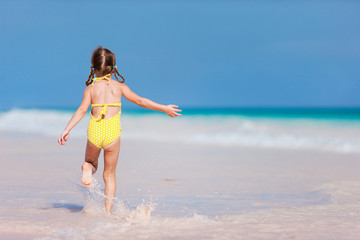 Little girl on vacation