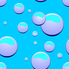blue bubbles,seamples,pattern