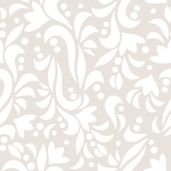 Floral Background.Seamless texture. Vector art