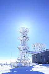 横手山のアンテナ