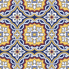 Seamless colourful ornament tiles
