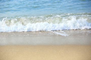 Fototapeta na wymiar seawave on beach