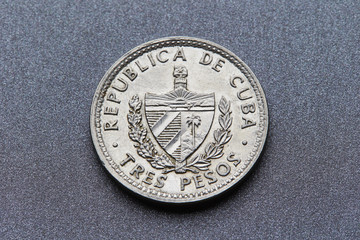 Cuban peso coin