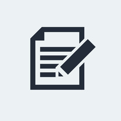 Flat Icon with shadow. Vector EPS 10.