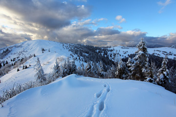 Slovakia ski resort at winter - Donovaly