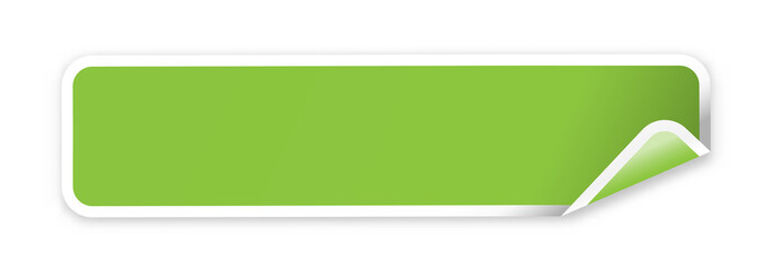 the blank green web banner