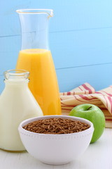Delicious and healthy breakfast