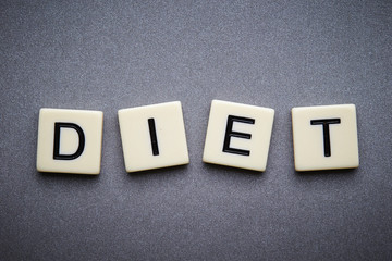 Obraz premium DIET word