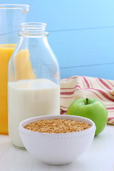 Delicious and healthy granola cereal