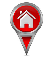 Pin Pointer mit Home Symbol