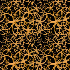 Floral abstract background, seamless