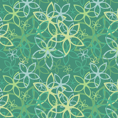 Floral abstract background, seamless