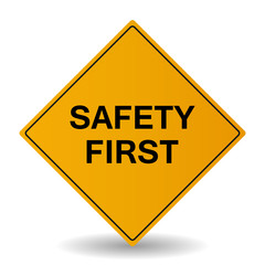 Safety First Vector Sign