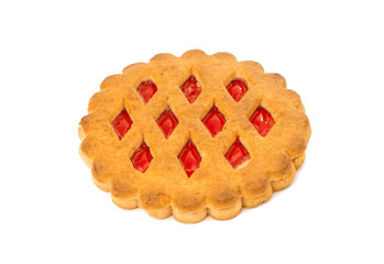 biscuits with jam isolated