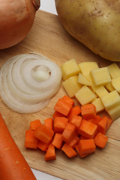 ingredient include to onions, carrot and pototo
