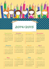 School calendar 2014/2015