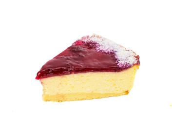 Cheesecake isolated