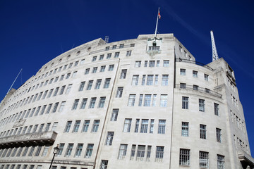 Naklejka premium BBC Broadcasting House