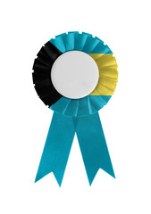 Award ribbon isolated on a white background
