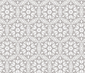 floral seamless pattern, vector