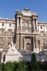 Fototapeta na wymiar Hofburg Palace in Vienna, Austria