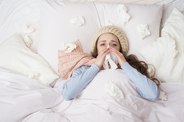 Sick woman