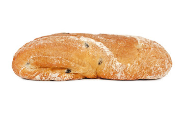 Fresh white bread isolated