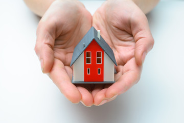 house in human hands