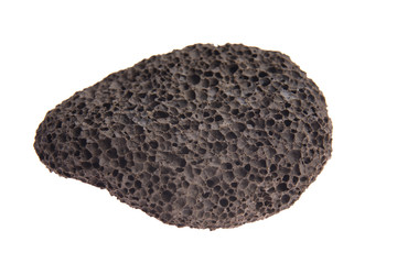 Pumice stone isolated on white background