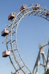 Wiener Riesenrad,ferris wheel in the Prater, Vienna