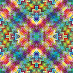 Modern American Indian Textile Pattern