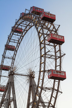 Wiener Riesenrad,ferris Wheel In The Prater, Vienna